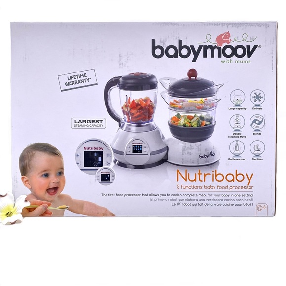⭐️HP⭐️NIB Babymoov Nutribaby 5in1 Baby Food Maker - Picture 10 of 15
